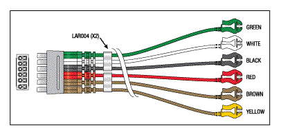 6 Leadwire Set - 30" Multi-Link/Pinch    LKM059